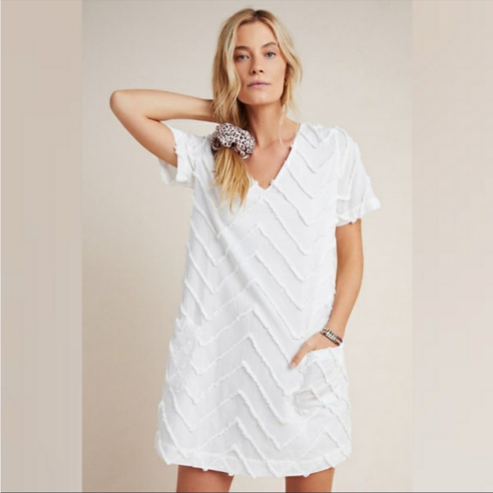Porridge Anthropologie Marcelle Textured Shift Dress XS